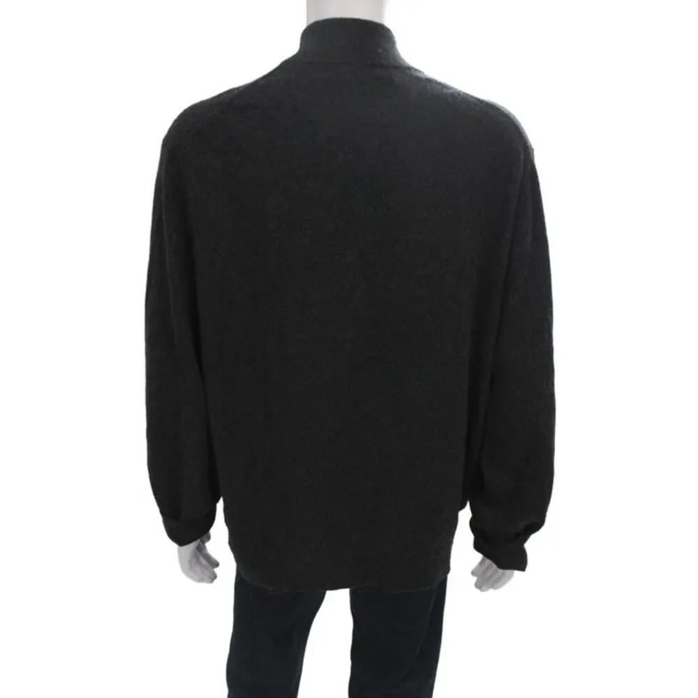 The Men's Store at Bloomingdale's Mens Cashmere Mockneck Pullover Blk Size 2XL